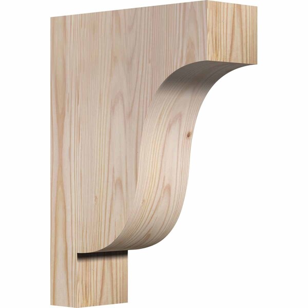 Ekena Millwork Newport Smooth Corbel, Douglas Fir, 3 1/2"W x 10"D x 14"H COR04X10X14NEW00SDF - main